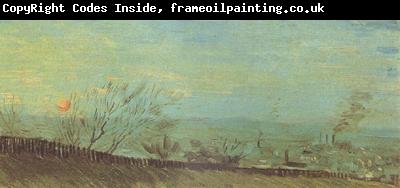 Vincent Van Gogh Factories Seen from a Hillside in Moonlight (nn04)
